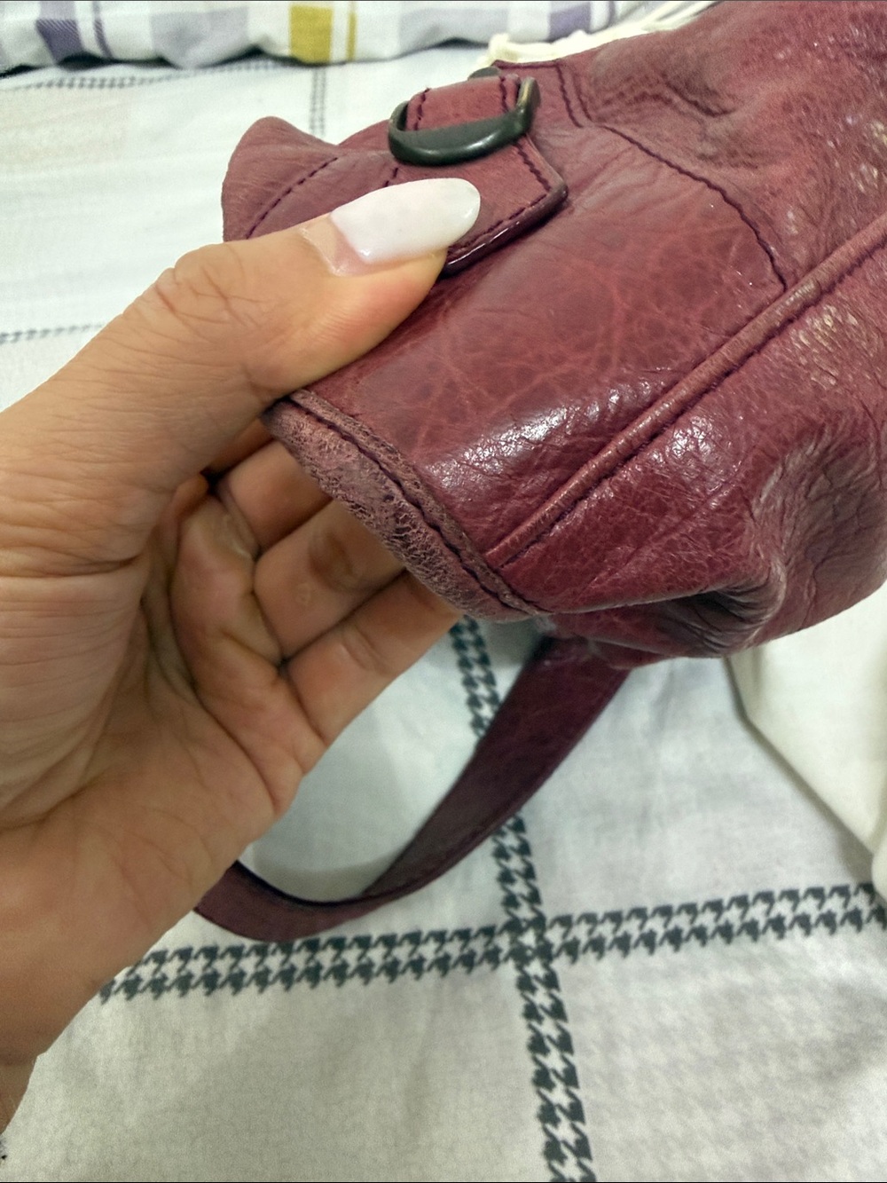 Balanciaga City Bag - Bordeaux - Picture 7 of 9